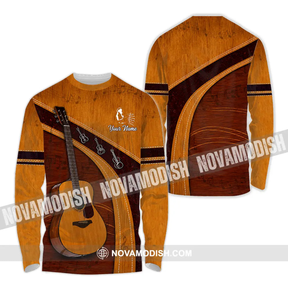 Unisex Shirt - Custom Guitar Shirt - Long Sleeve Shirt / S - T-shirt