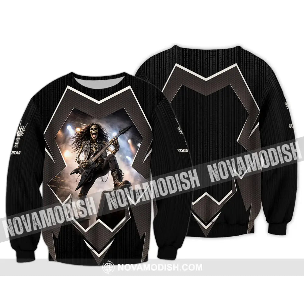 Unisex Shirt - Custom Guitar Shirt - Long Sleeve / S - T-shirt