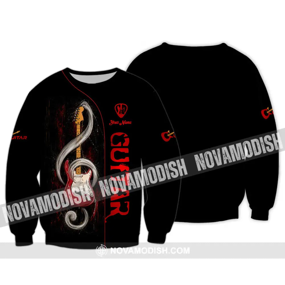 Unisex Shirt - Custom Guitar Shirt - Long Sleeve / S - T-shirt
