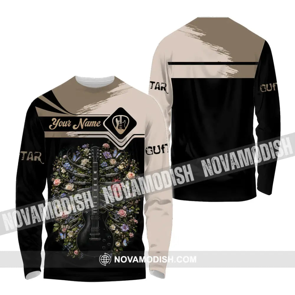 Unisex Shirt - Custom Guitar Shirt - Long Sleeve Shirt / S - T-shirt