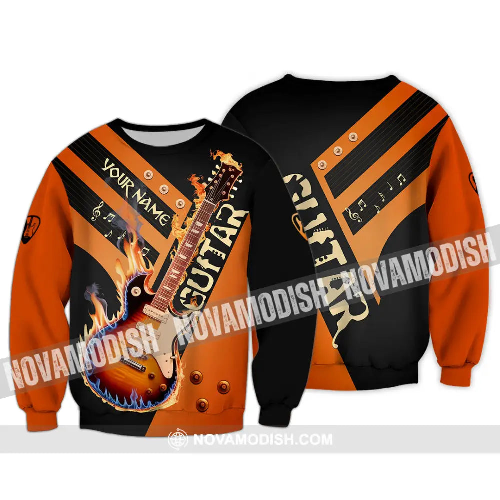 Unisex Shirt - Custom Guitar Shirt - Long Sleeve / S - T-shirt