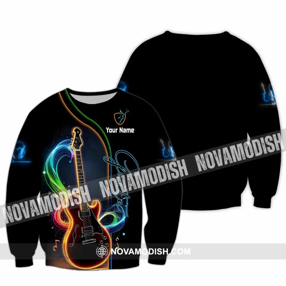 Unisex Shirt - Custom Guitar Shirt - Long Sleeve / S - T-shirt
