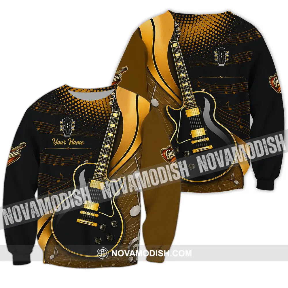Unisex Shirt - Custom Guitar Shirt - Long Sleeve / S - T-shirt