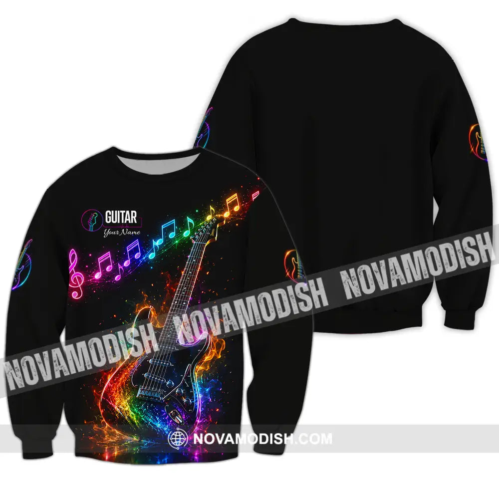 Unisex Shirt - Custom Guitar Shirt - Long Sleeve / S - T-shirt