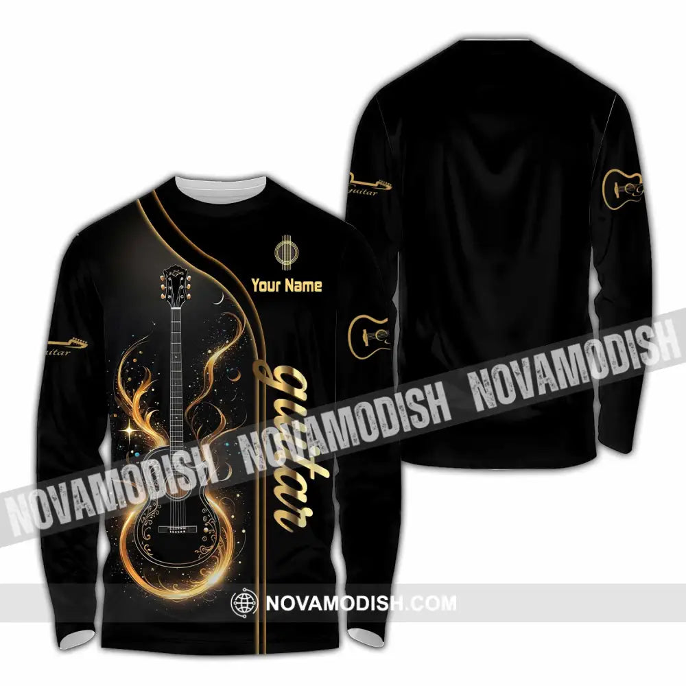 Unisex Shirt - Custom Guitar Shirt - Long Sleeve Shirt / S - T-shirt