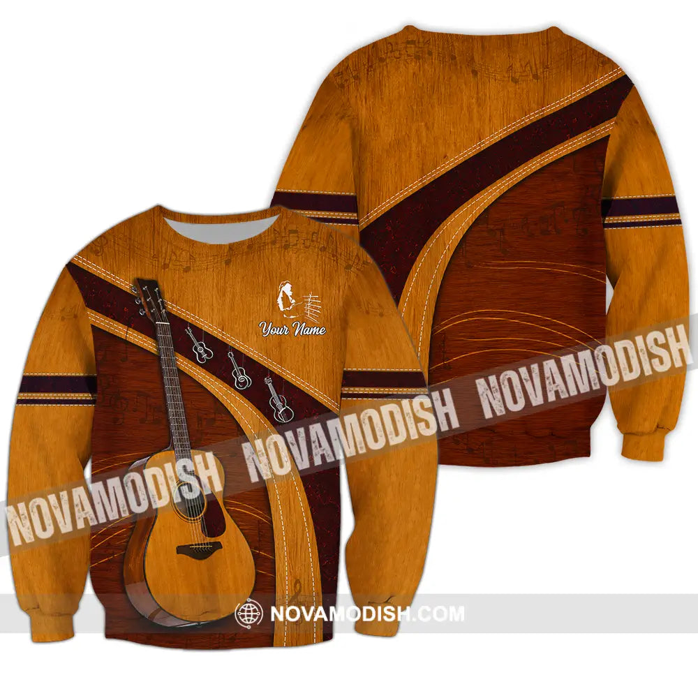 Unisex Shirt - Custom Guitar Shirt - Long Sleeve / S - T-shirt