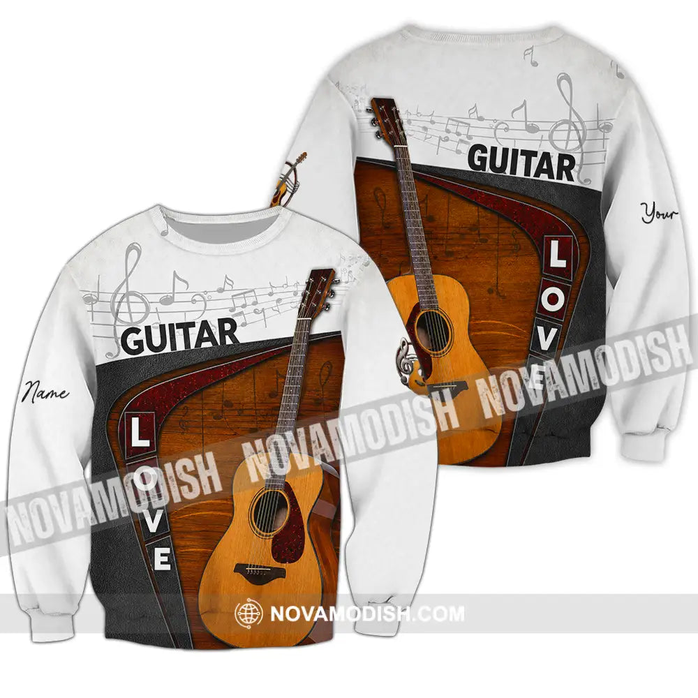 Unisex Shirt - Custom Guitar Shirt - Long Sleeve / S - T-shirt