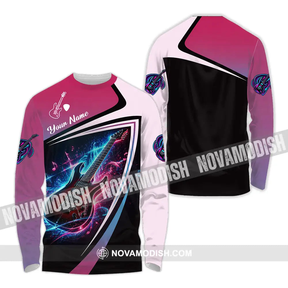 Unisex Shirt - Custom Guitar Shirt - Long Sleeve Shirt / S - T-shirt