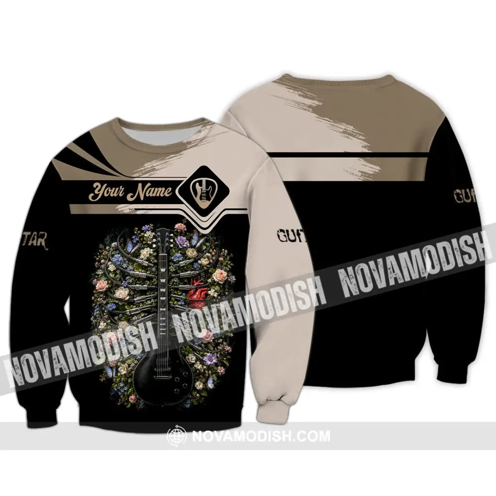 Unisex Shirt - Custom Guitar Shirt - Long Sleeve / S - T-shirt