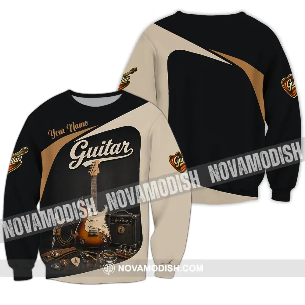Unisex Shirt - Custom Guitar Shirt - Long Sleeve / S - T-shirt