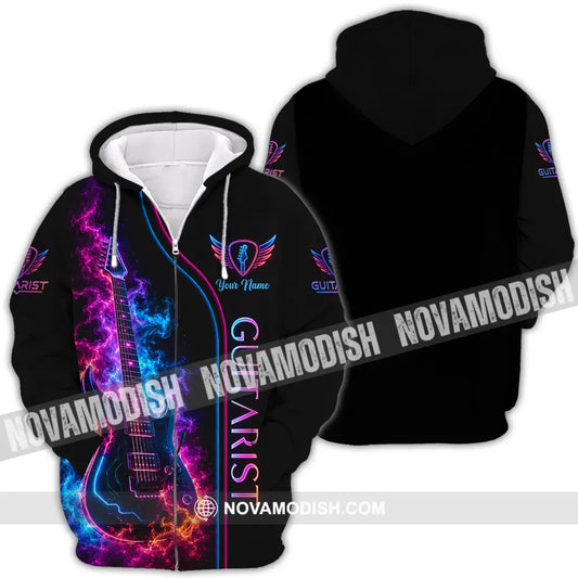 Unisex Shirt - Custom Guitar Shirt - Zipper Hoodie / S - T-shirt