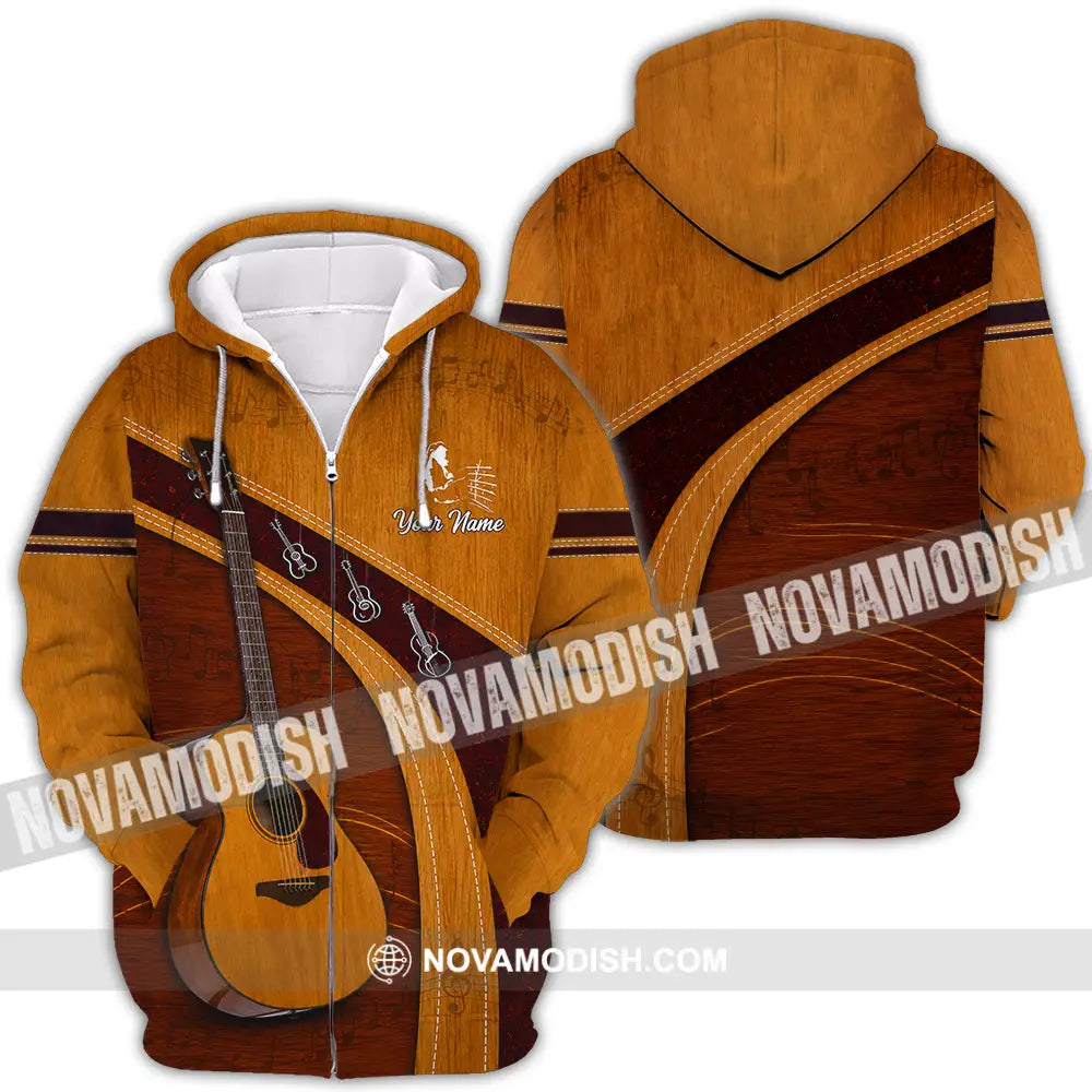 Unisex Shirt - Custom Guitar Shirt - Zipper Hoodie / S - T-shirt