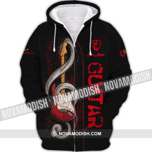 Unisex Shirt - Custom Guitar Shirt - Zipper Hoodie / S - T-shirt