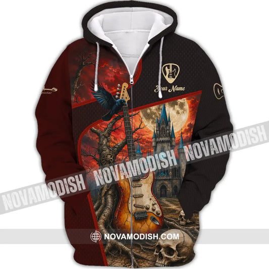 Unisex Shirt - Custom Guitar Shirt - Zipper Hoodie / S - T-shirt