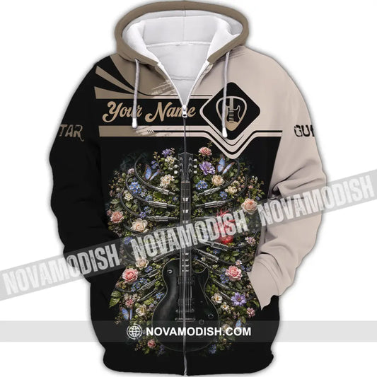 Unisex Shirt - Custom Guitar Shirt - Zipper Hoodie / S - T-shirt