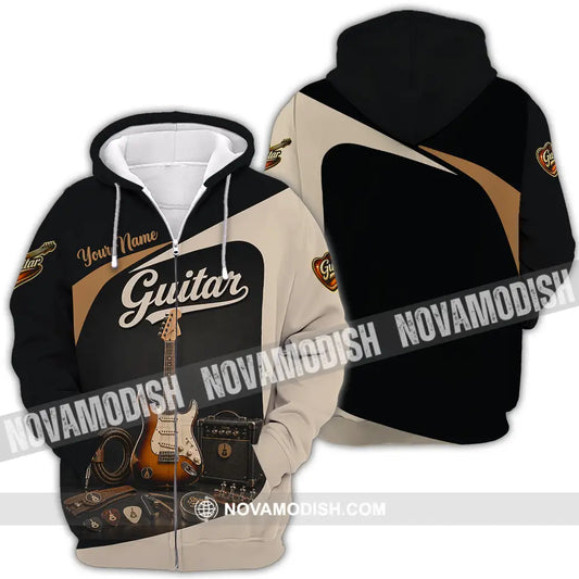 Unisex Shirt - Custom Guitar Shirt - Zipper Hoodie / S - T-shirt
