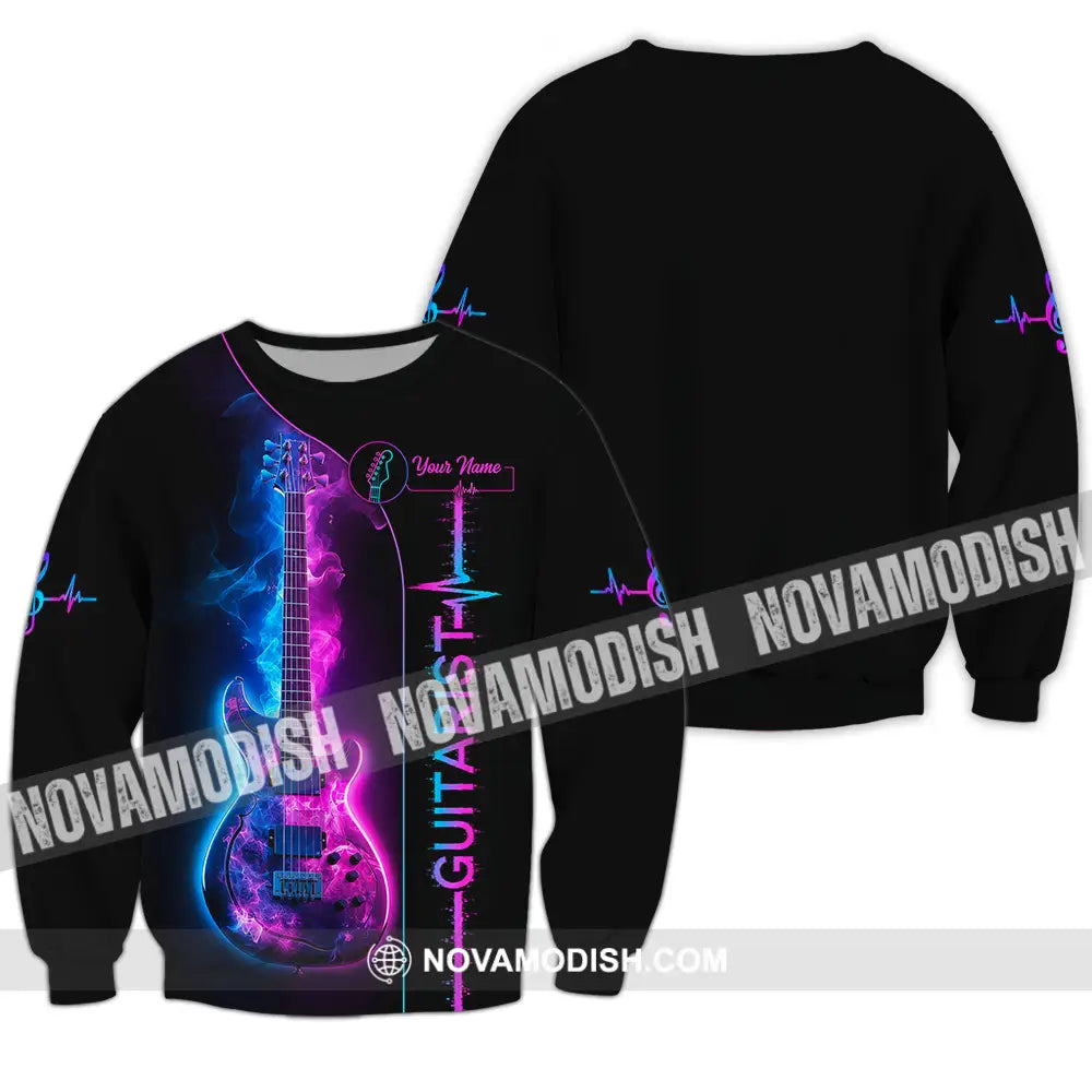 Unisex Shirt - Custom Guitarist Shirt - Long Sleeve / S - T-shirt