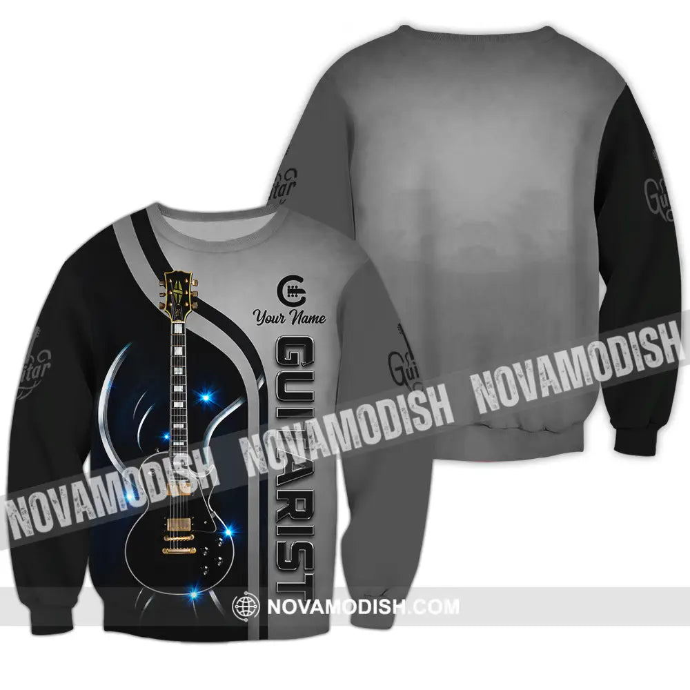 Unisex Shirt - Custom Guitarist Shirt - Long Sleeve / S - T-shirt