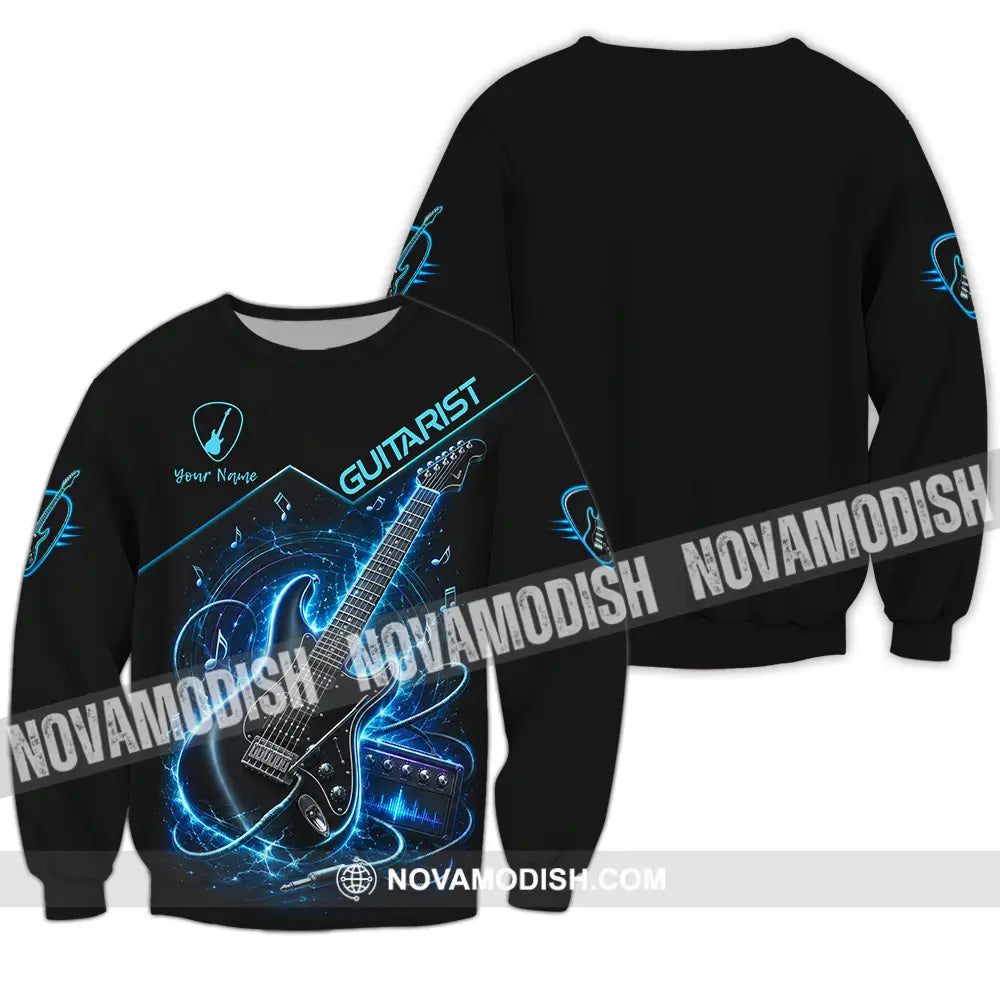 Unisex Shirt - Custom Guitarist Shirt - Long Sleeve / S - T-shirt