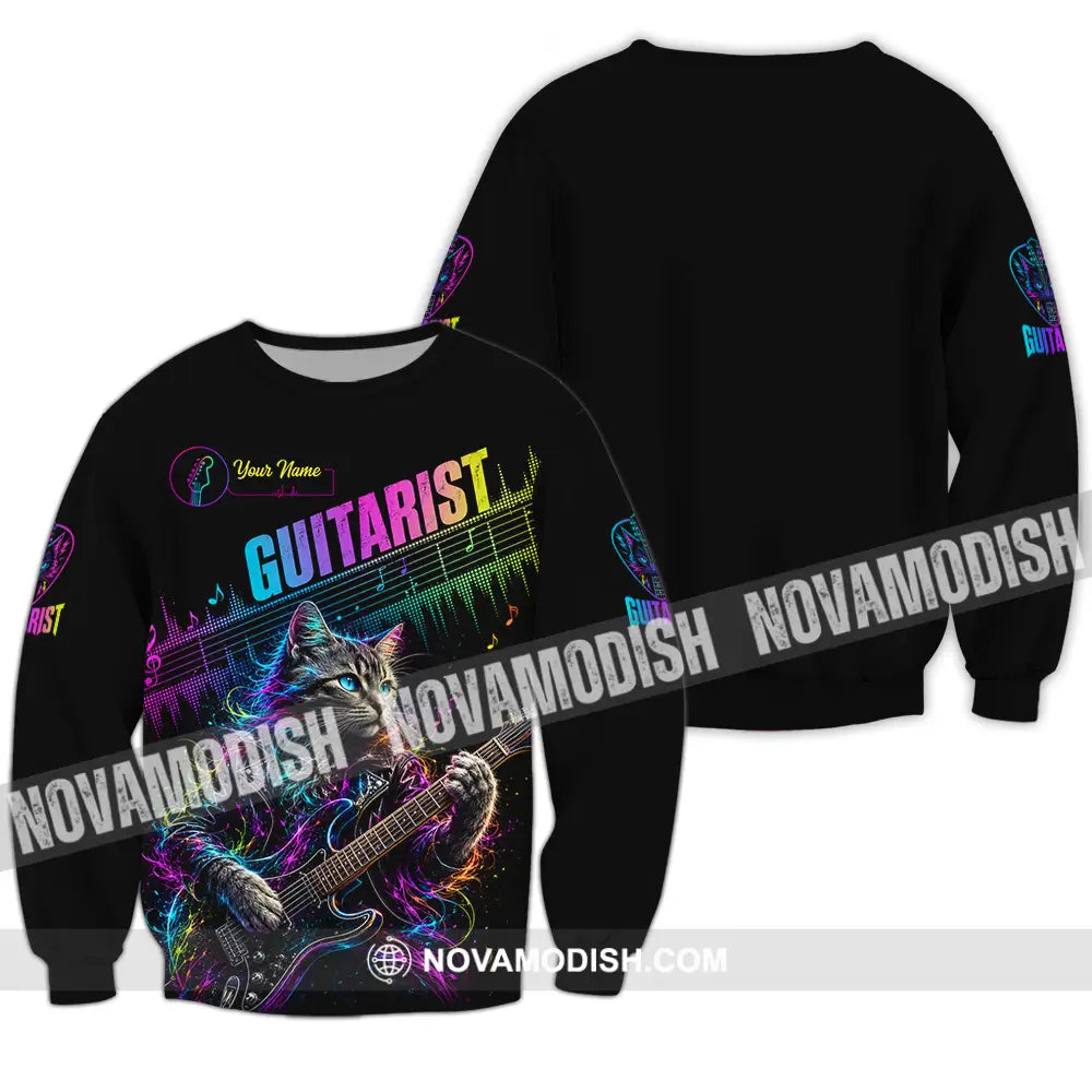 Unisex Shirt - Custom Guitarist Shirt - Long Sleeve / S - T-shirt