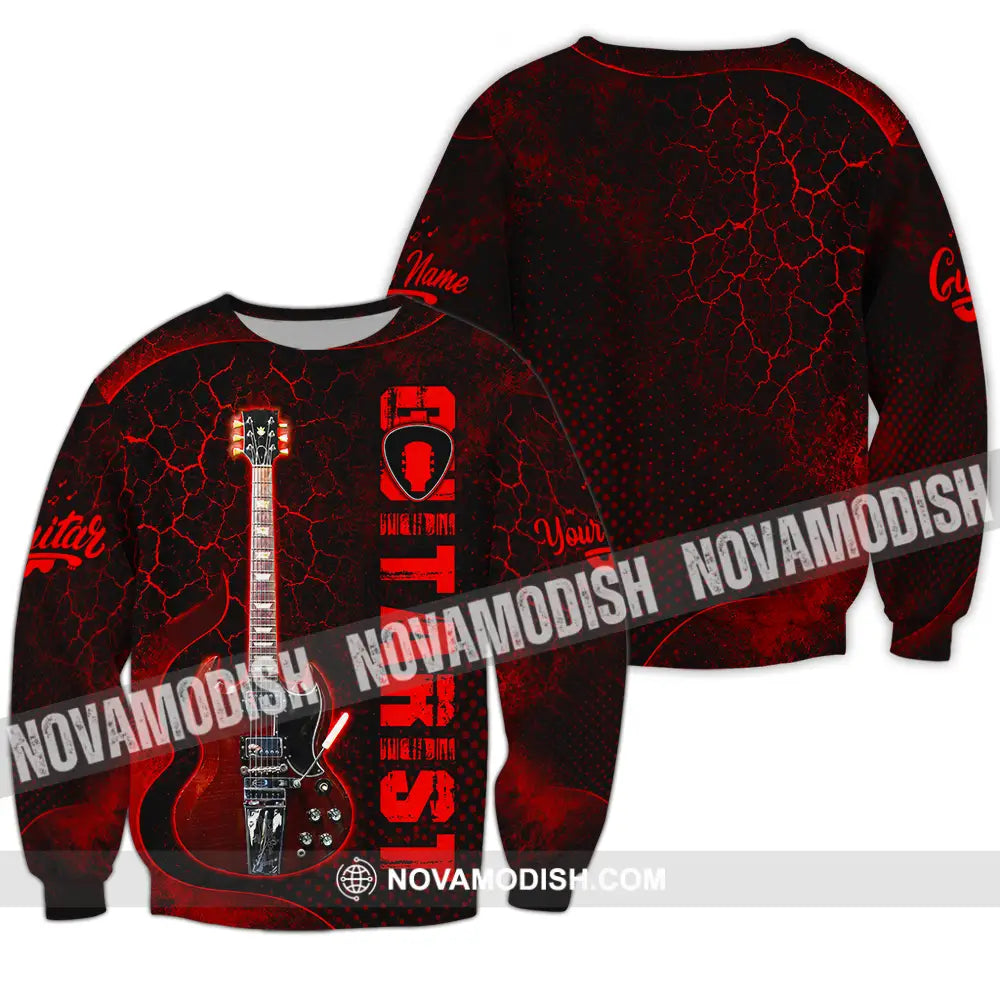 Unisex Shirt - Custom Guitarist Shirt - Long Sleeve / S - T-shirt
