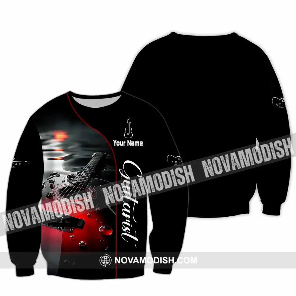 Unisex Shirt - Custom Guitarist Shirt - Long Sleeve / S - T-shirt