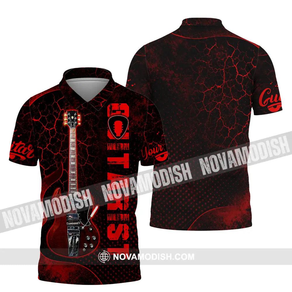 Unisex Shirt - Custom Guitarist Shirt - Polo Shirt / S - T-shirt