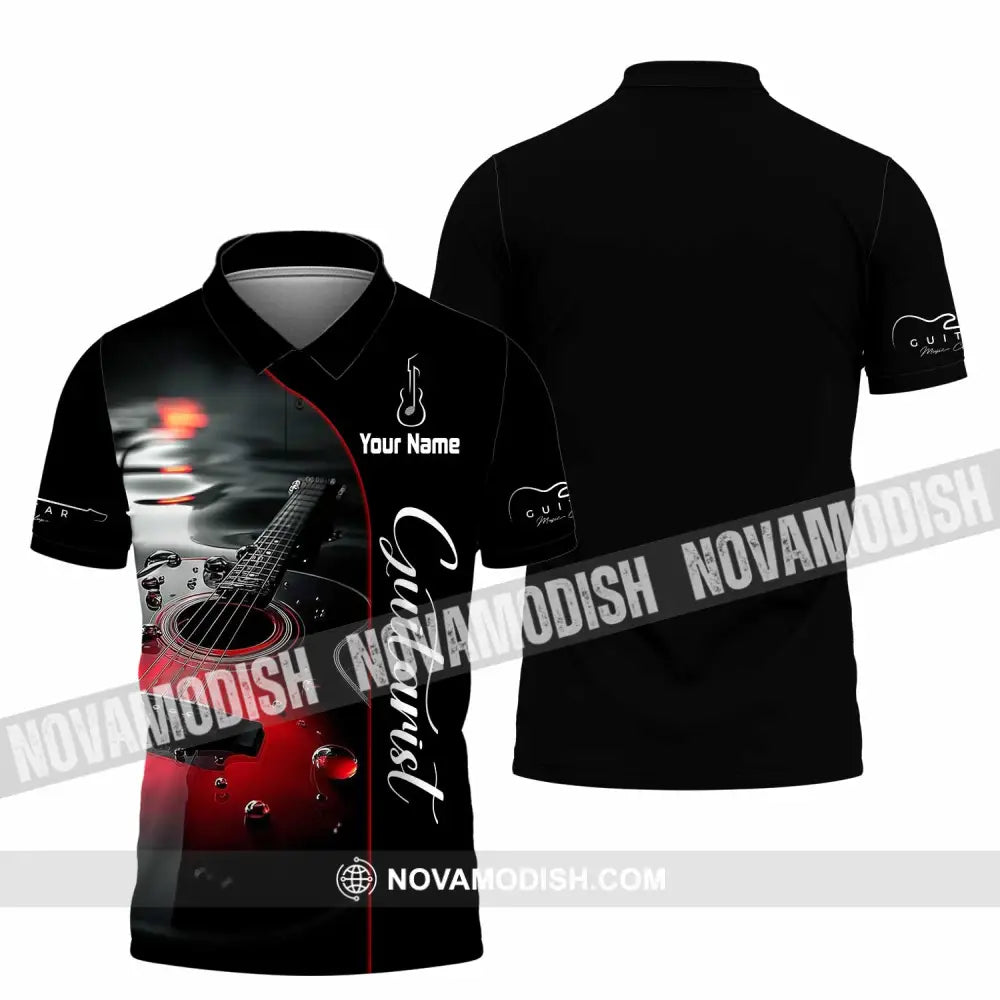 Unisex Shirt - Custom Guitarist Shirt - Polo Shirt / S - T-shirt