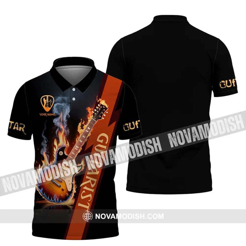 Unisex Shirt - Custom Guitarist Shirt - Polo Shirt / S - T-shirt