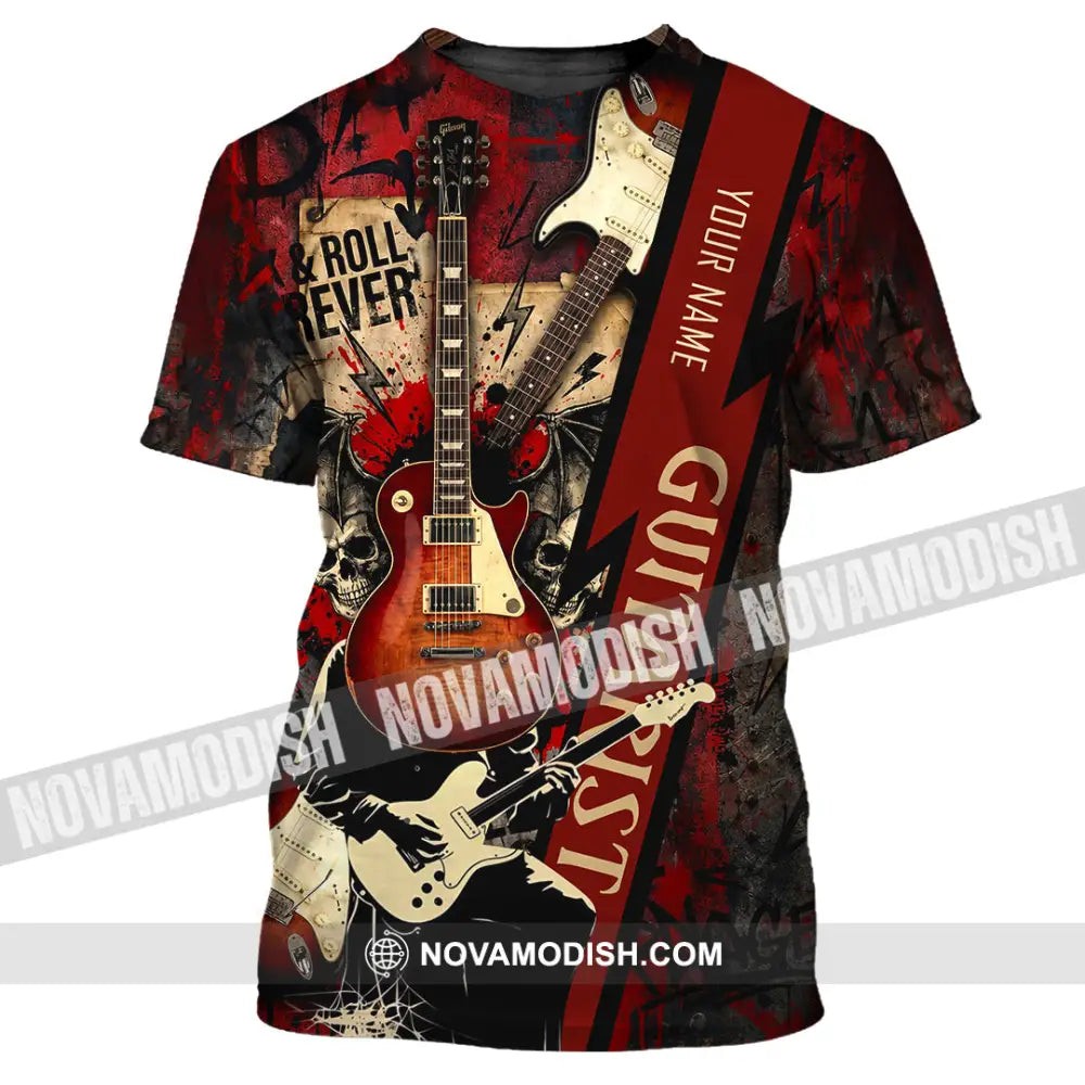 Unisex Shirt - Custom Guitarist Shirt - T-Shirt / S - T-shirt