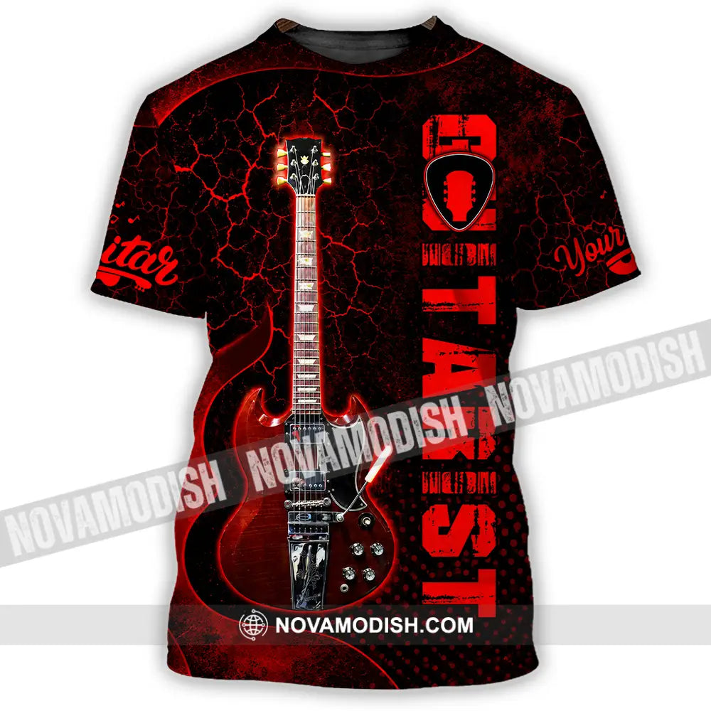 Unisex Shirt - Custom Guitarist Shirt - T-Shirt / S - T-shirt