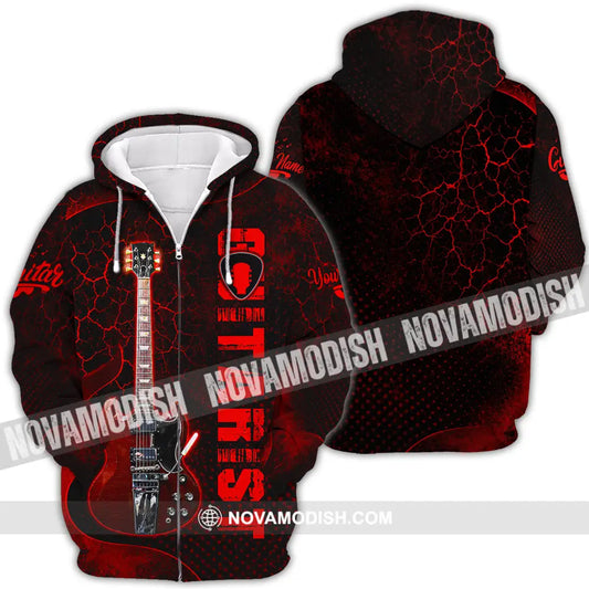 Unisex Shirt - Custom Guitarist Shirt - Zipper Hoodie / S - T-shirt