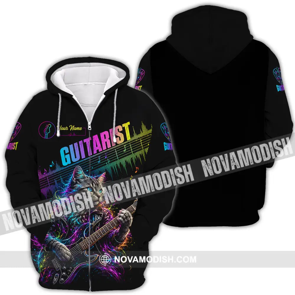 Unisex Shirt - Custom Guitarist Shirt - Zipper Hoodie / S - T-shirt