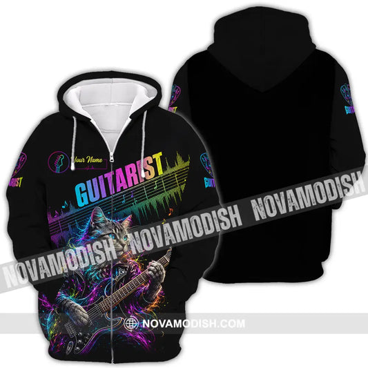 Unisex Shirt - Custom Guitarist Shirt - Zipper Hoodie / S - T-shirt