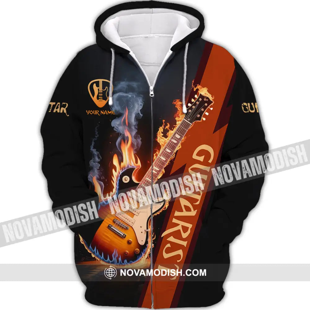 Unisex Shirt - Custom Guitarist Shirt - Zipper Hoodie / S - T-shirt