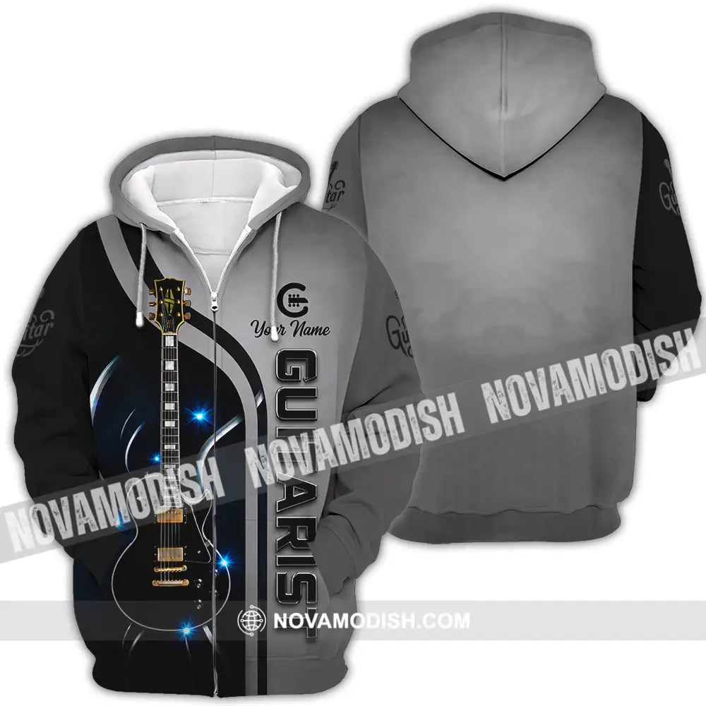 Unisex Shirt - Custom Guitarist Shirt - Zipper Hoodie / S - T-shirt