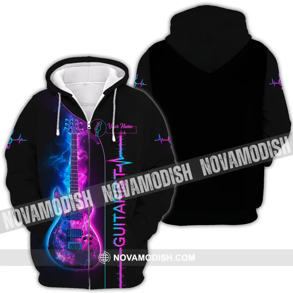 Unisex Shirt - Custom Guitarist Shirt - Zipper Hoodie / S - T-shirt