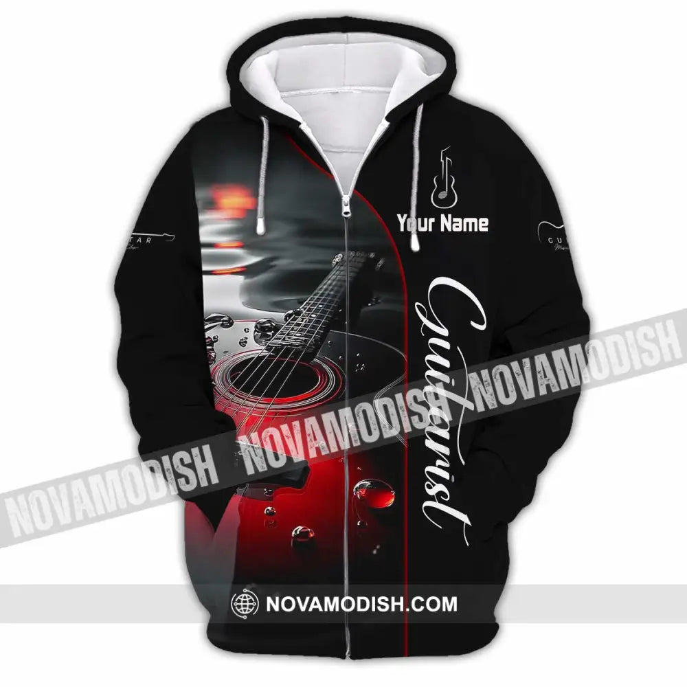 Unisex Shirt - Custom Guitarist Shirt - Zipper Hoodie / S - T-shirt