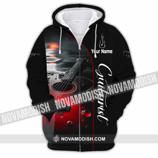 Unisex Shirt - Custom Guitarist Shirt - Zipper Hoodie / S - T-shirt