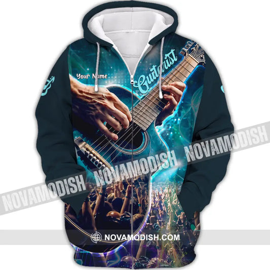 Unisex Shirt - Custom Guitarist Shirt - Zipper Hoodie / S - T-shirt