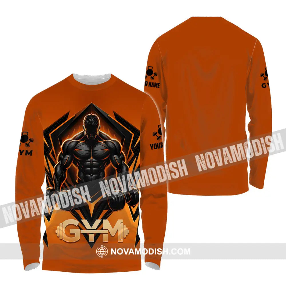 Unisex Shirt - Custom Gym Shirt - Long Sleeve Shirt / S - T-shirt