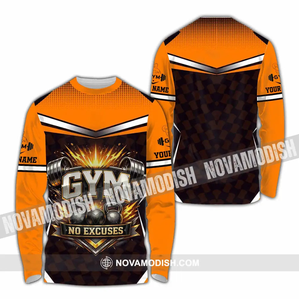 Unisex Shirt - Custom Gym Shirt - Long Sleeve Shirt / S - T-shirt