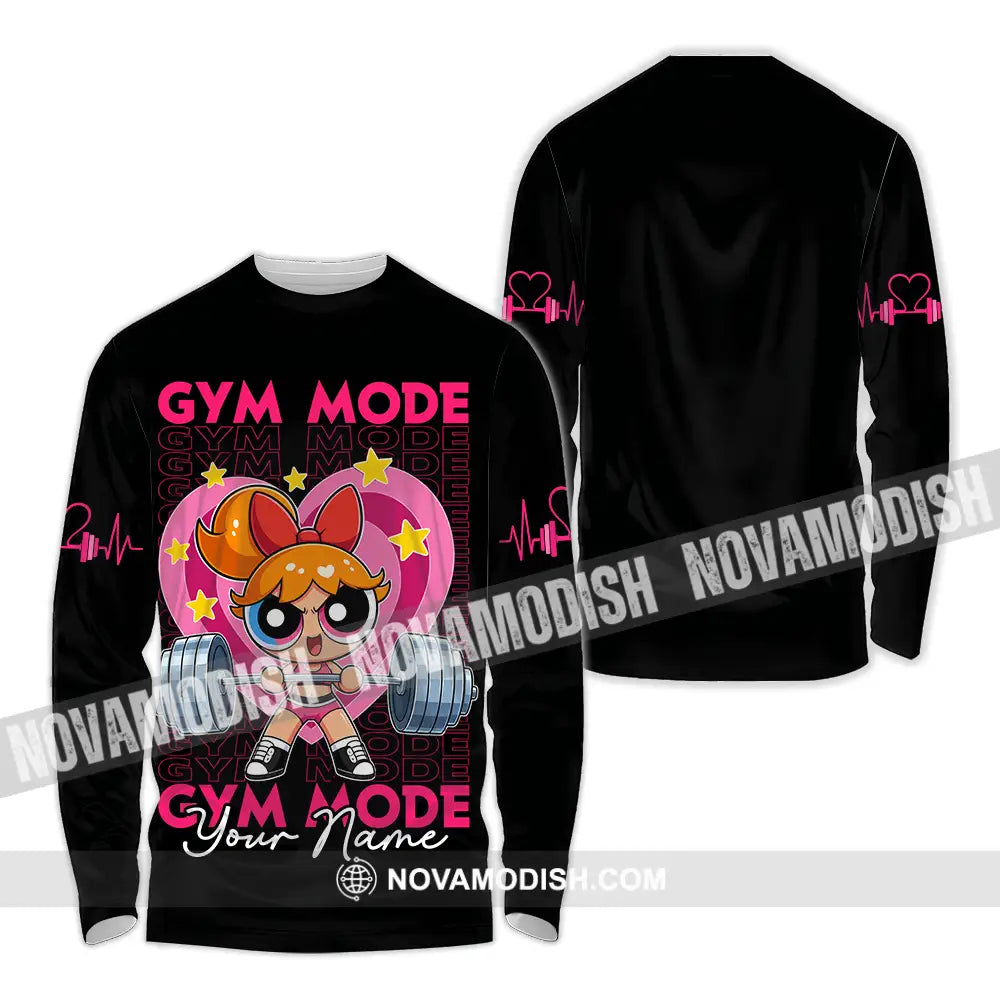 Unisex Shirt - Custom Gym More Shirt - Long Sleeve Shirt / S - T-shirt