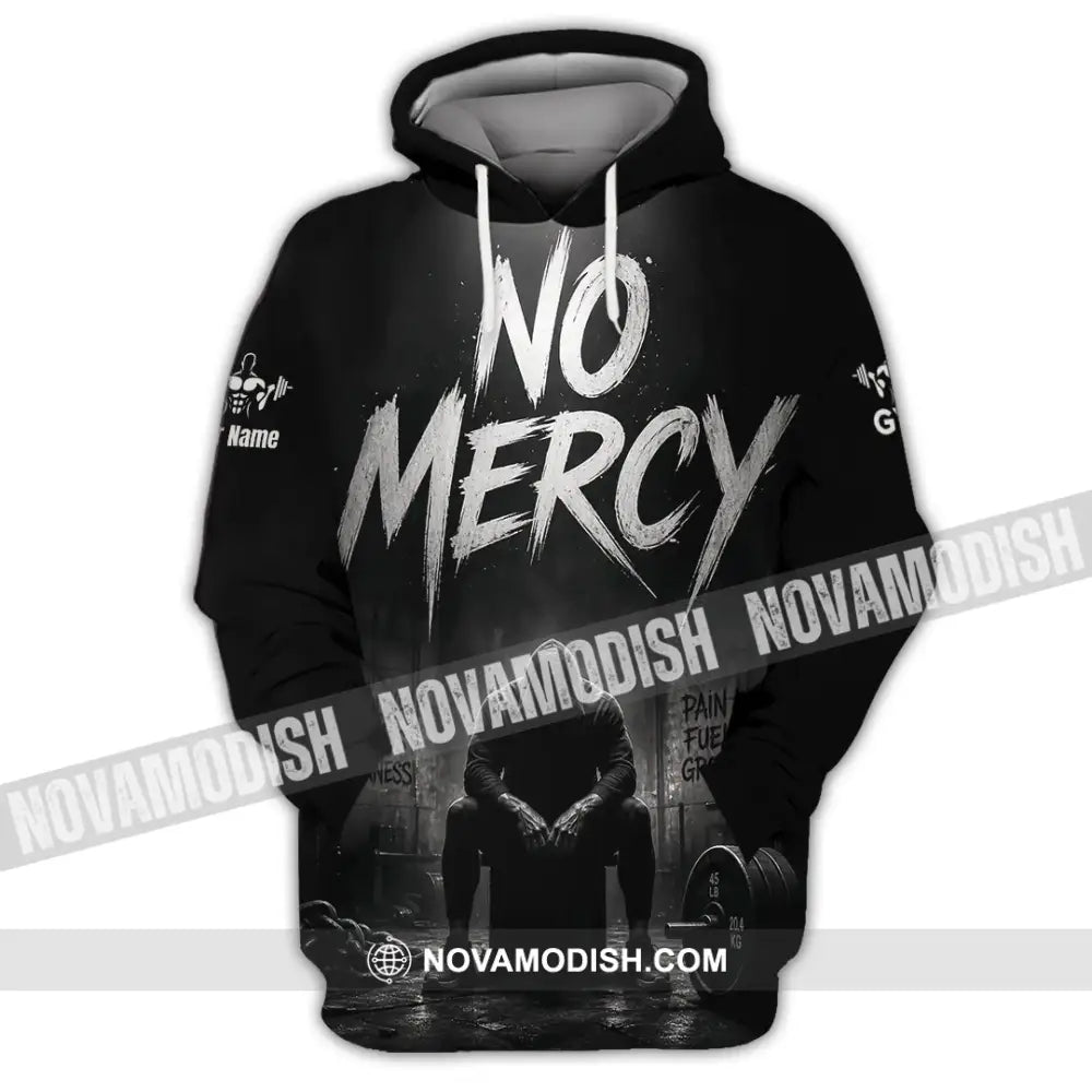 Unisex Shirt - Custom Gym No Mercy Shirt - Hoodie / S - T-shirt