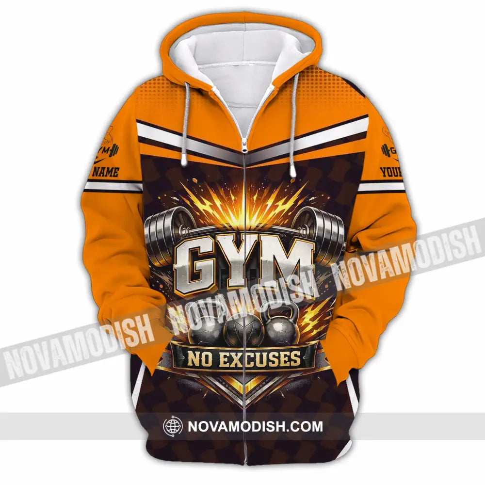 Unisex Shirt - Custom Gym Shirt - Zipper Hoodie / S - T-shirt