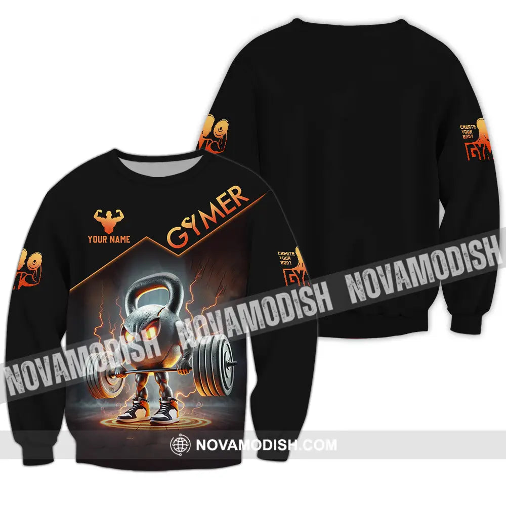 Unisex Shirt - Custom Gymer Lover Shirt Long Sleeve / S T-shirt