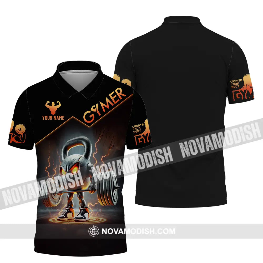 Unisex Shirt - Custom Gymer Lover Shirt Polo Shirt / S T-shirt