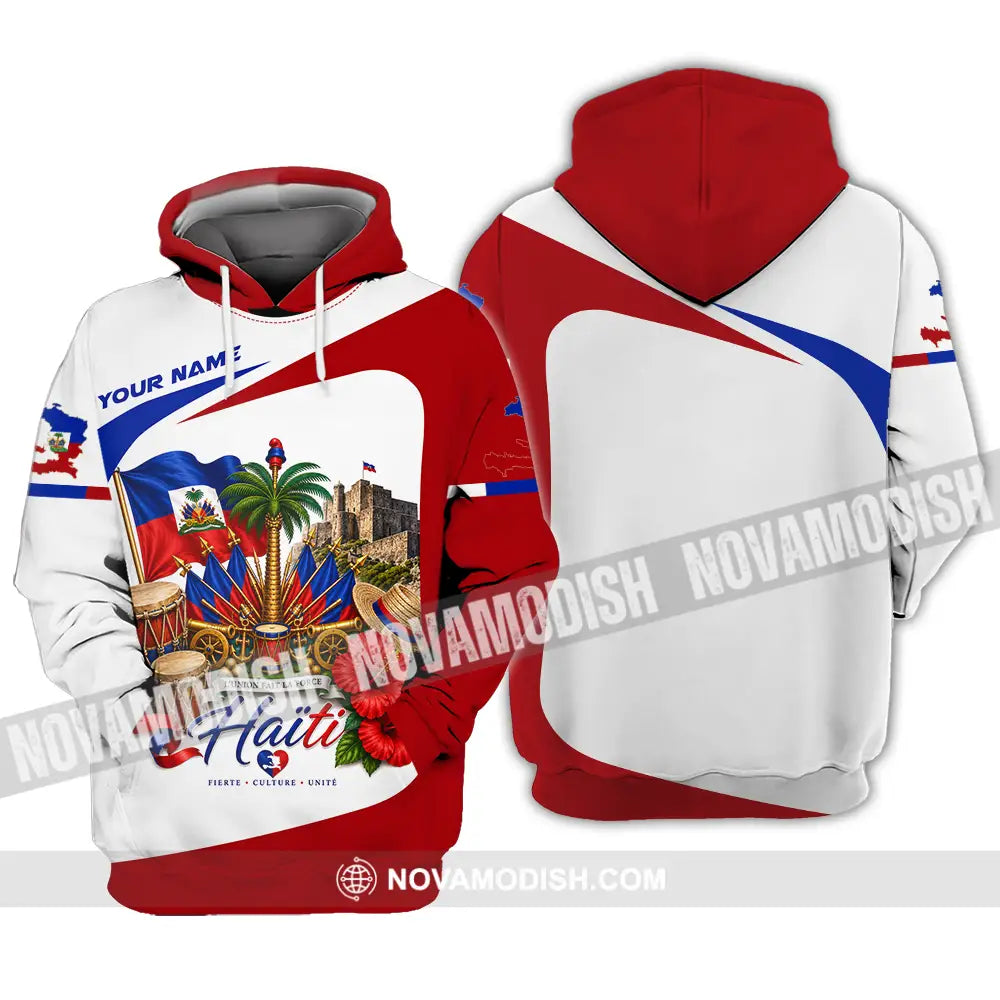 Unisex Shirt - Custom Haiti Shirt - Hoodie / S - T-shirt