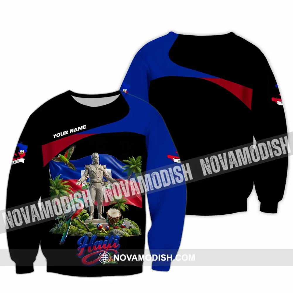 Unisex Shirt - Custom Haiti Shirt - Long Sleeve / S - T-shirt