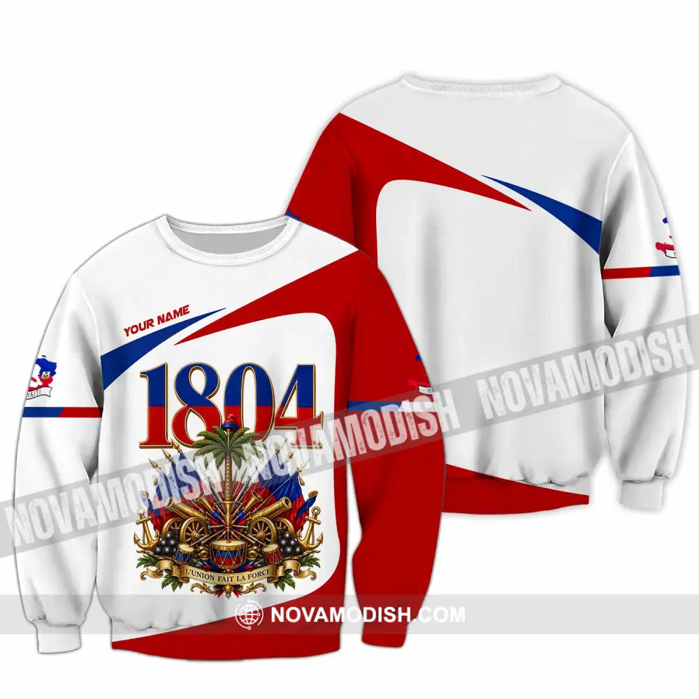 Unisex Shirt - Custom Haiti Shirt - Long Sleeve / S - T-shirt
